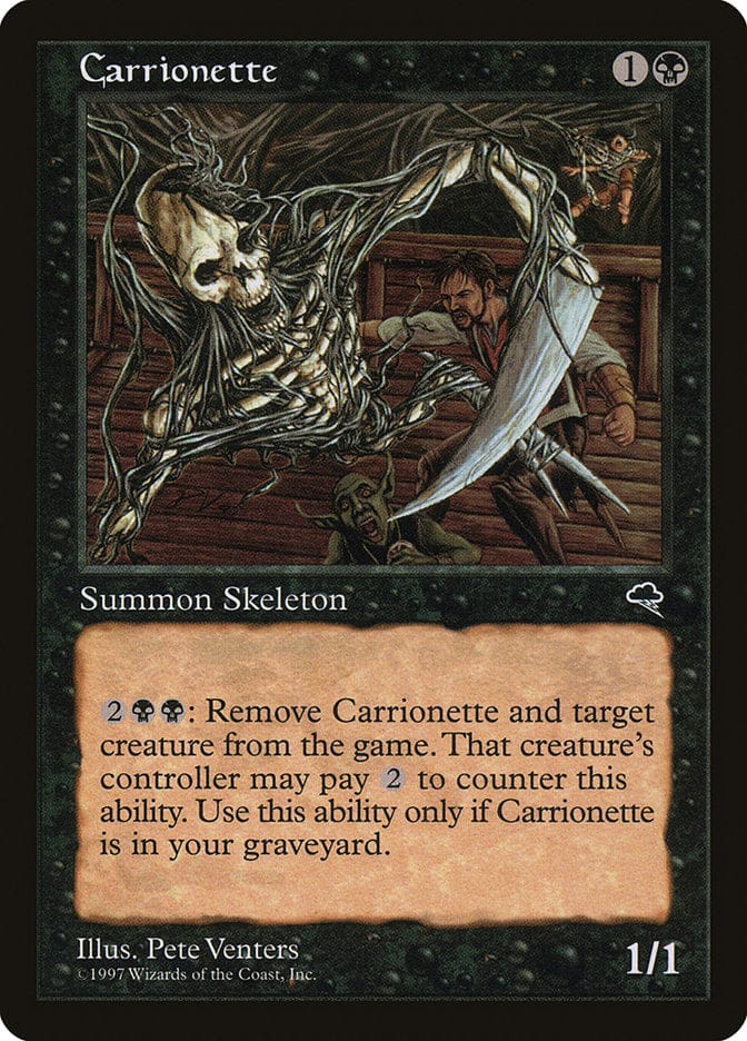 Carrionette [Tempest] Magic: The Gathering