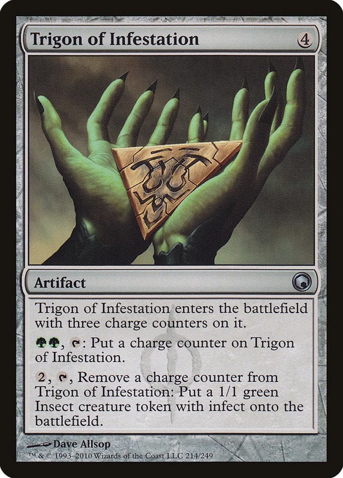 Trigon of Infestation [Scars of Mirrodin] Magic: The Gathering
