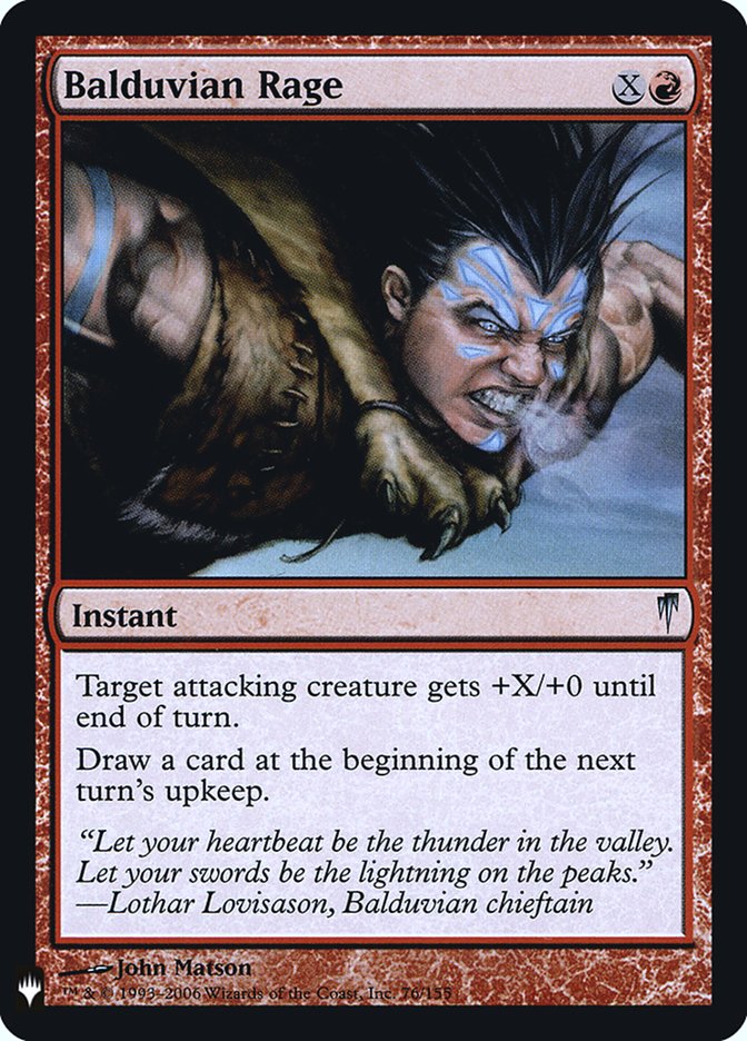 Balduvian Rage [Mystery Booster] Magic: The Gathering