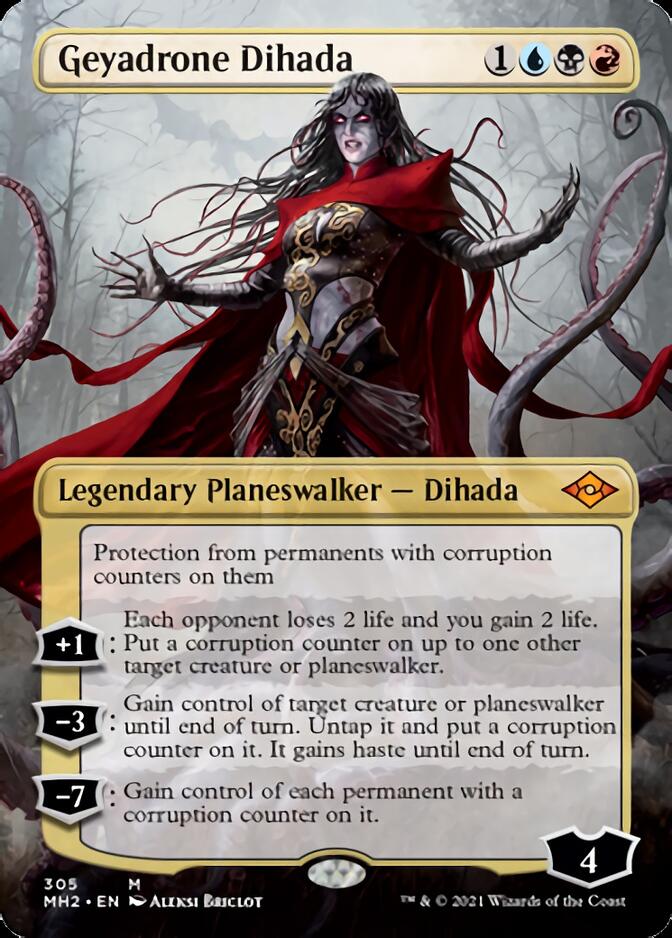 Geyadrone Dihada (Borderless) [Modern Horizons 2] Magic: The Gathering