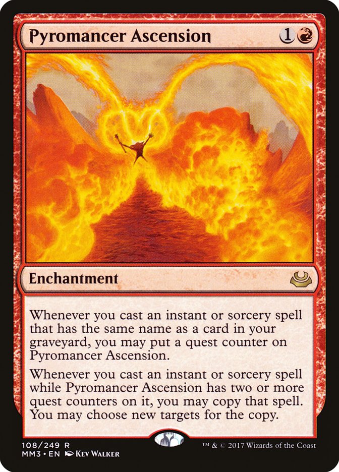 Pyromancer Ascension [Modern Masters 2017] Magic: The Gathering