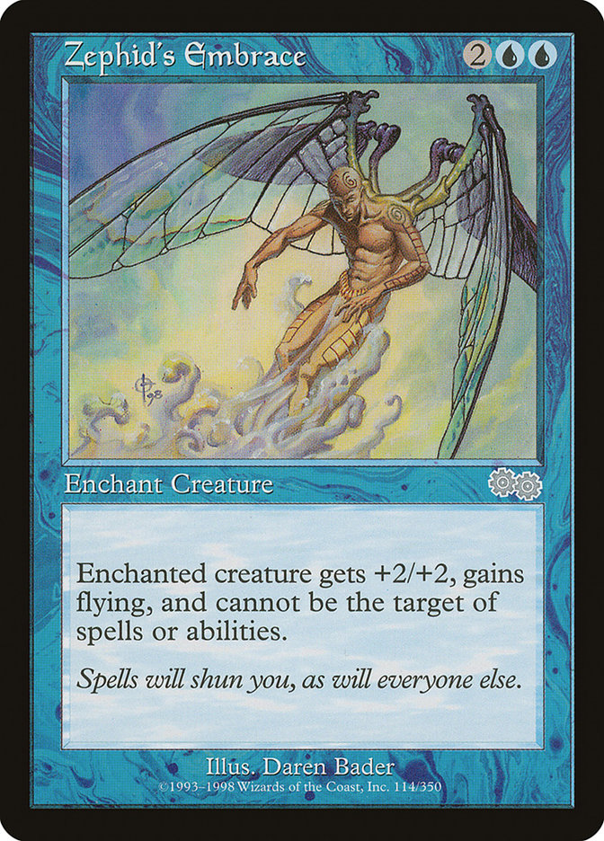 Zephid's Embrace [Urza's Saga] Magic: The Gathering