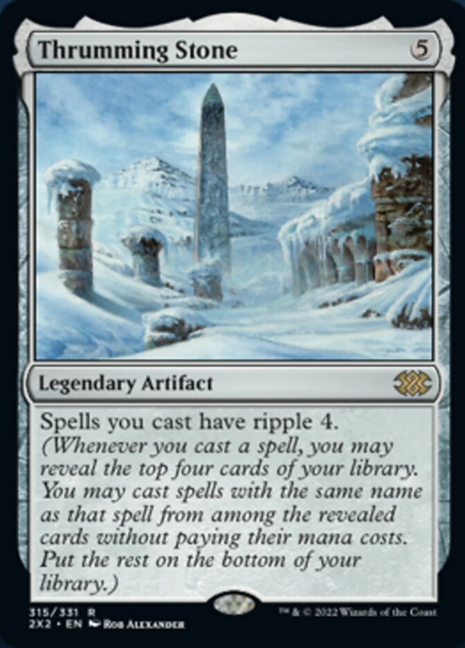 Thrumming Stone [Double Masters 2022] Magic: The Gathering