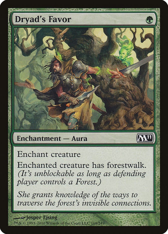 Dryad's Favor [Magic 2011] Magic: The Gathering