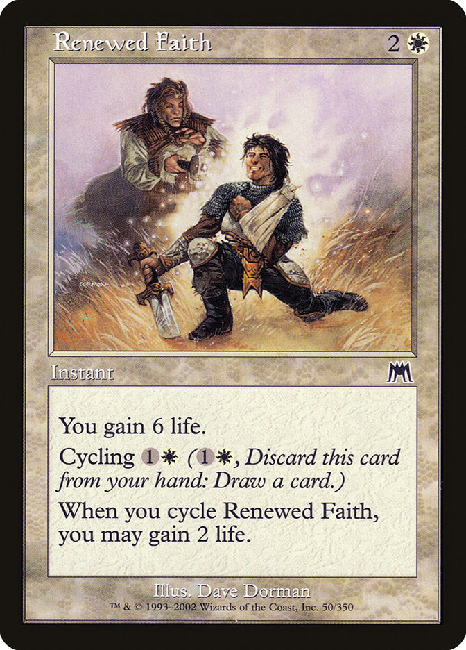 Renewed Faith [Onslaught] Magic: The Gathering