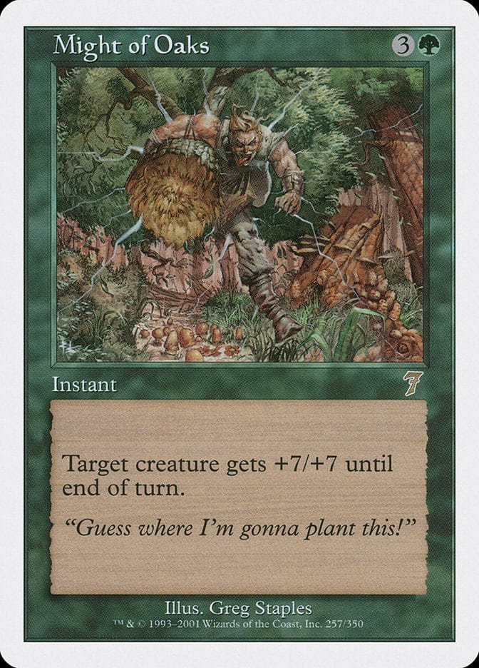 Might of Oaks [Seventh Edition] Magic: The Gathering