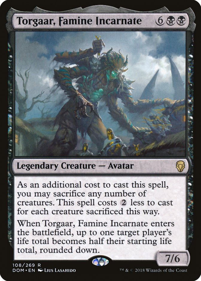 Torgaar, Famine Incarnate [Dominaria] Magic: The Gathering