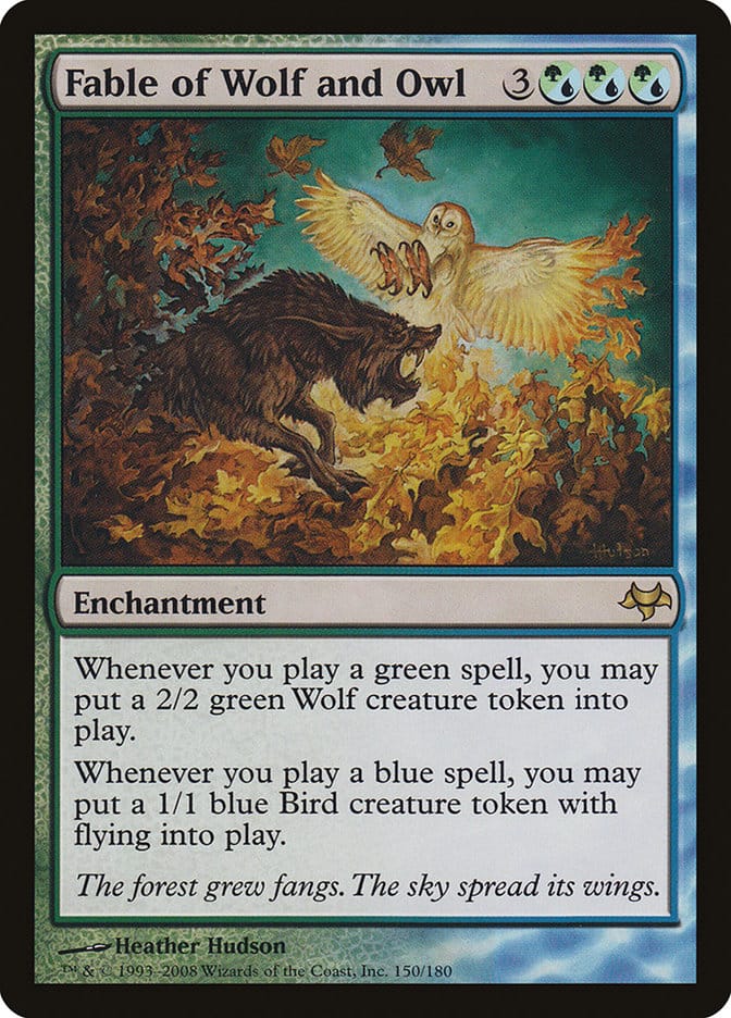 Fable of Wolf and Owl [Eventide] Magic: The Gathering