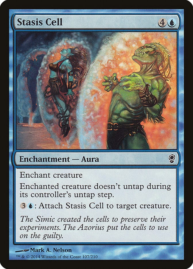 Stasis Cell [Conspiracy] Magic: The Gathering