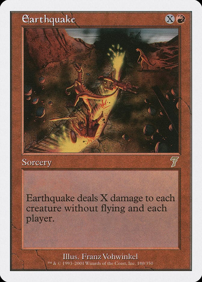 Earthquake [Seventh Edition] Magic: The Gathering