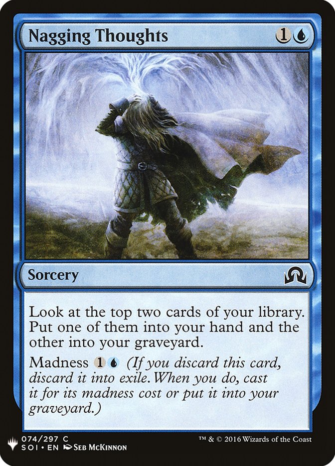 Nagging Thoughts [Mystery Booster] Magic: The Gathering