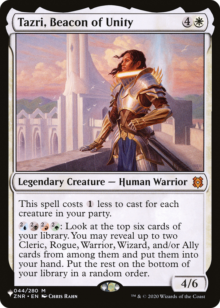 Tazri, Beacon of Unity (ZNR) [The List] Magic: The Gathering