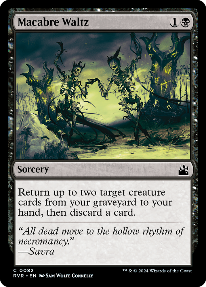 Macabre Waltz [Ravnica Remastered] Magic: The Gathering