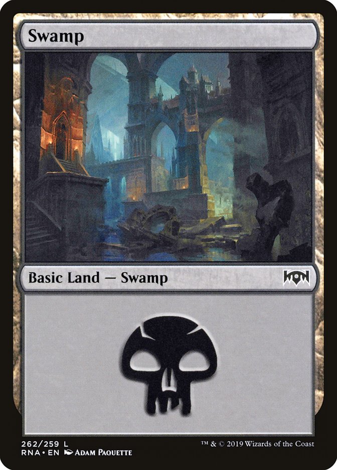 Swamp (262) [Ravnica Allegiance] Magic: The Gathering