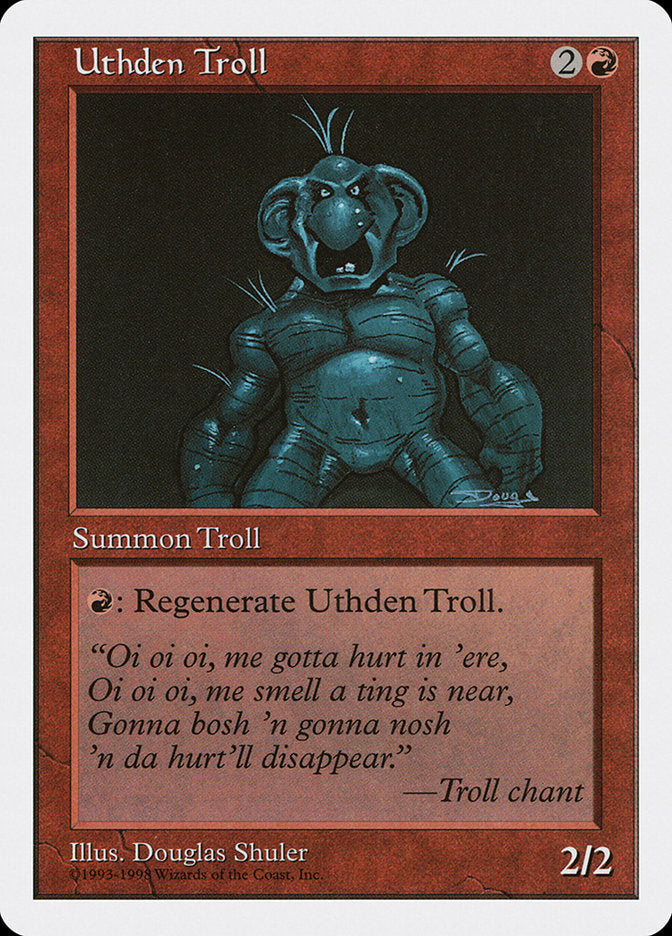 Uthden Troll [Anthologies] Magic: The Gathering