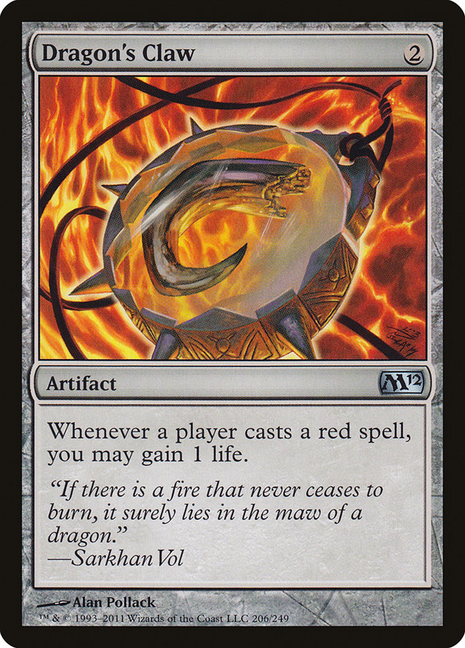 Dragon's Claw [Magic 2012] Magic: The Gathering