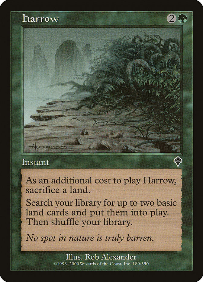 Harrow [Invasion] Magic: The Gathering