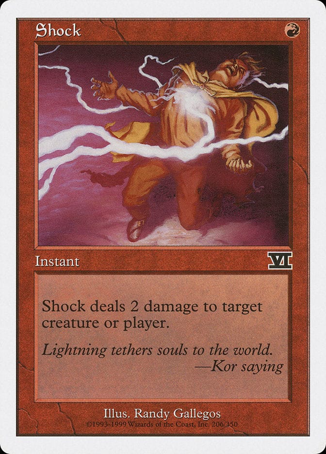 Shock [Classic Sixth Edition] Magic: The Gathering