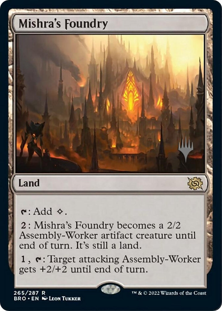 Mishra's Foundry (Promo Pack) [The Brothers' War Promos] Magic: The Gathering