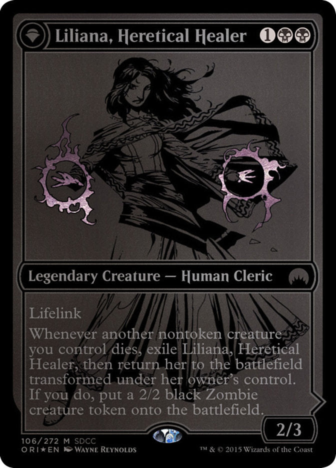 Liliana, Heretical Healer // Liliana, Defiant Necromancer [San Diego Comic-Con 2015] Magic: The Gathering