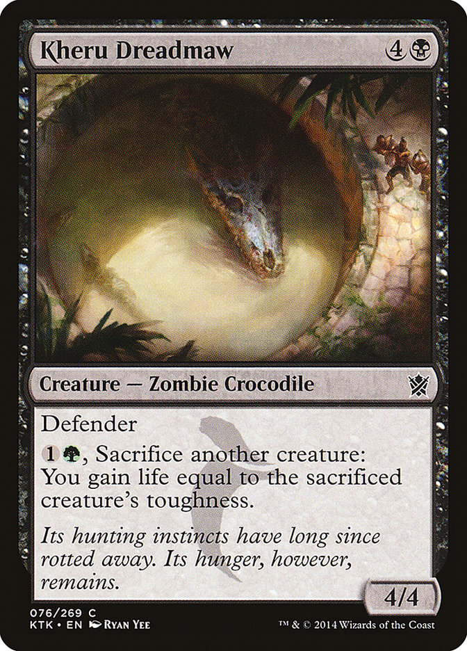 Kheru Dreadmaw [Khans of Tarkir] Magic: The Gathering
