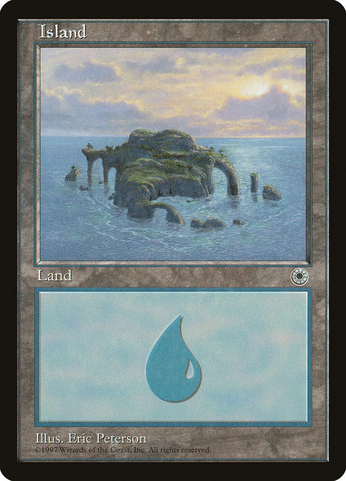 Island (Arches) [Portal] Magic: The Gathering