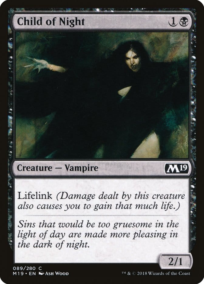 Child of Night [Core Set 2019] Magic: The Gathering