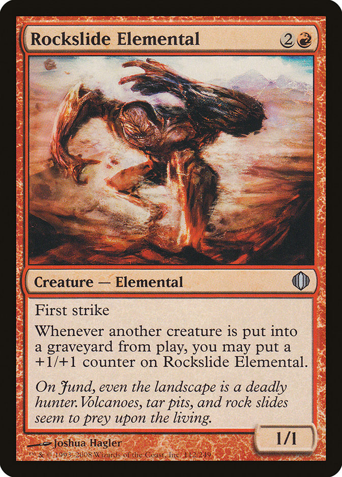 Rockslide Elemental [Shards of Alara] Magic: The Gathering