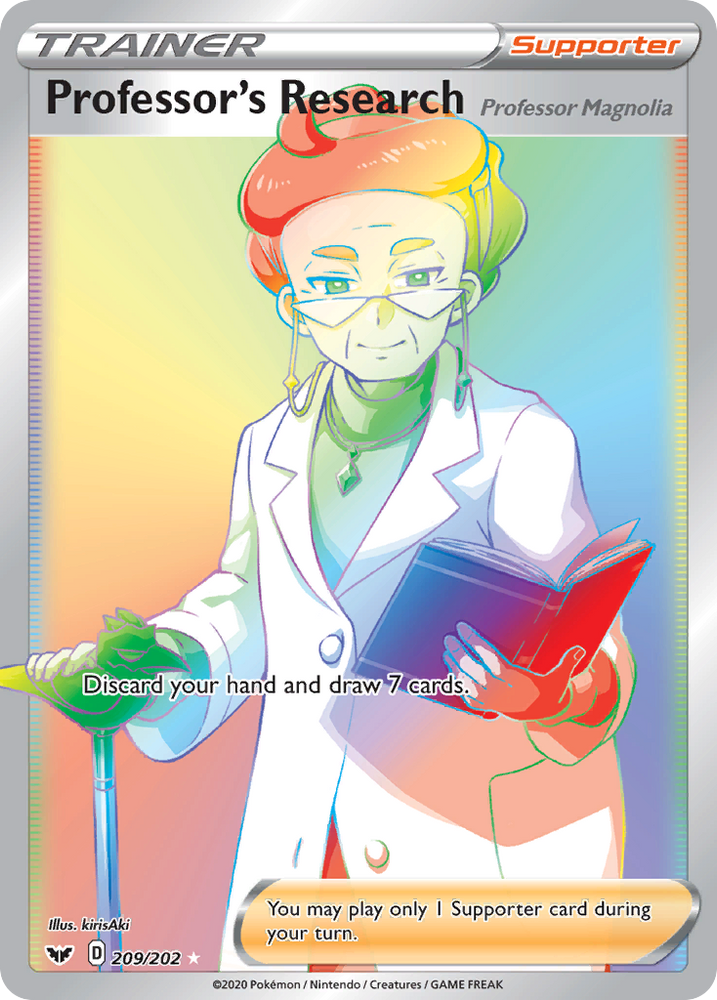 Professor's Research (209/202) [Sword & Shield: Base Set] Pokémon