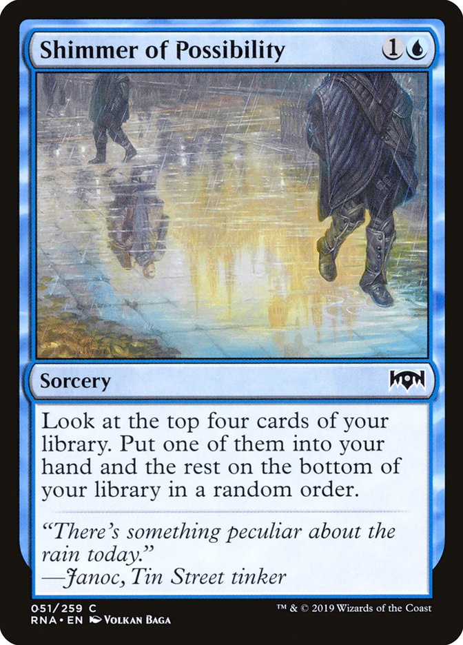 Shimmer of Possibility [Ravnica Allegiance] Magic: The Gathering