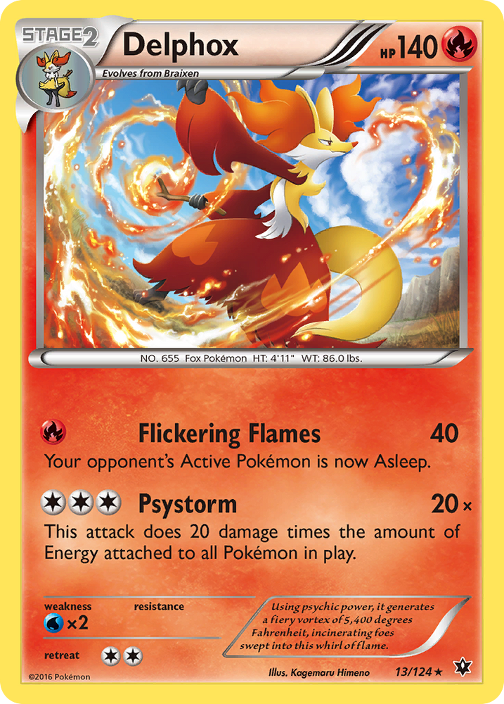 Delphox (13/124) [XY: Fates Collide] Pokémon