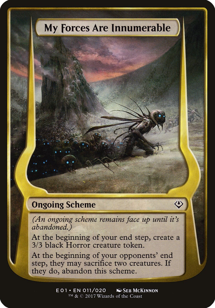 My Forces Are Innumerable (Schemes) [Archenemy: Nicol Bolas Schemes] Magic: The Gathering