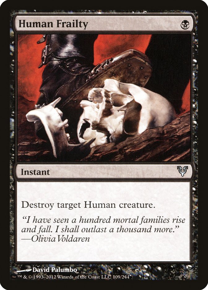 Human Frailty [Avacyn Restored] Magic: The Gathering