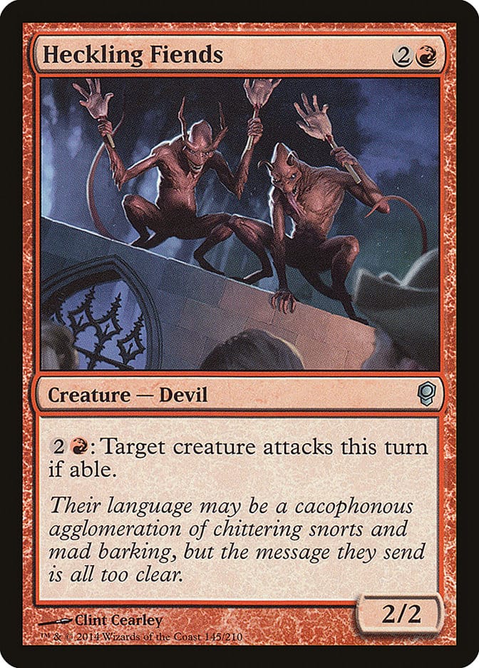 Heckling Fiends [Conspiracy] Magic: The Gathering