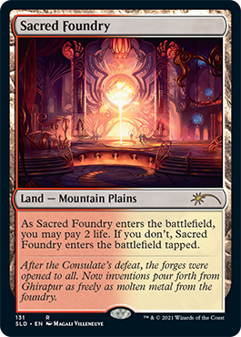 Sacred Foundry [Secret Lair Drop Series] Magic: The Gathering