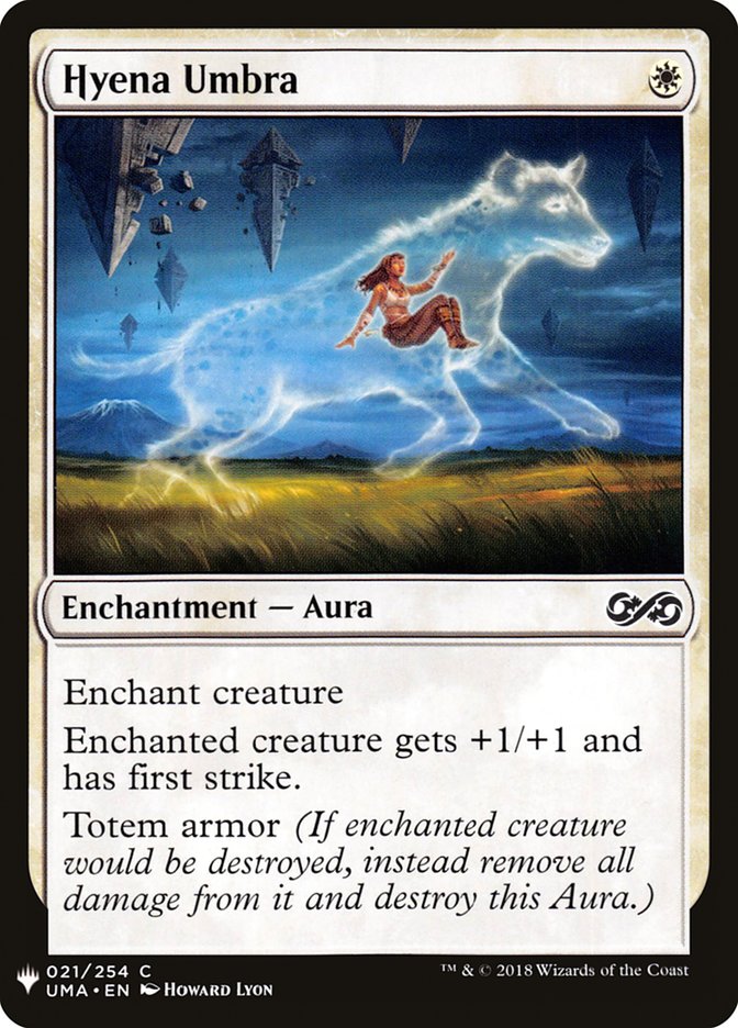 Hyena Umbra [Mystery Booster] Magic: The Gathering