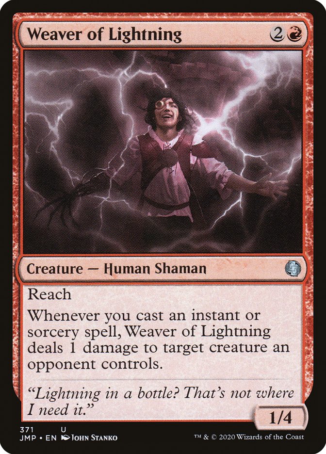 Weaver of Lightning [Jumpstart] Magic: The Gathering