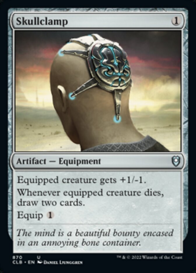 Skullclamp [Commander Legends: Battle for Baldur's Gate] Magic: The Gathering