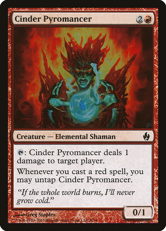 Cinder Pyromancer [Premium Deck Series: Fire and Lightning] Magic: The Gathering