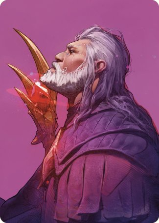 Urza, Lord High Artificer Art Card [Commander Masters Art Series] Magic: The Gathering