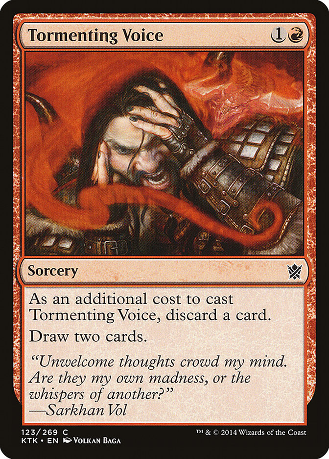 Tormenting Voice [Khans of Tarkir] Magic: The Gathering
