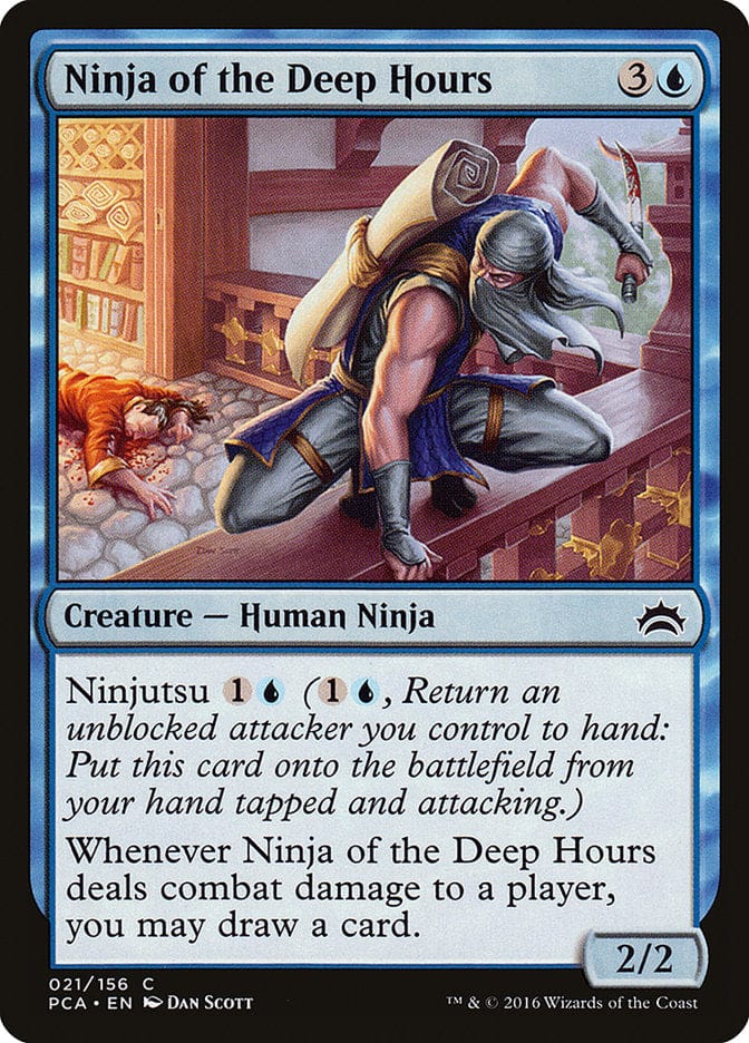 Ninja of the Deep Hours [Planechase Anthology] Magic: The Gathering