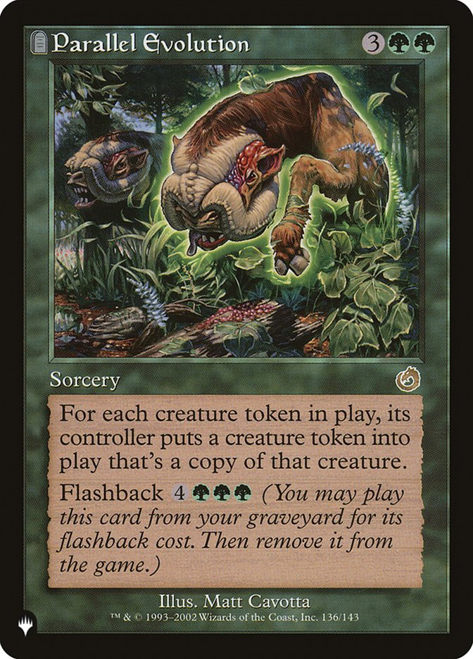 Parallel Evolution [The List] Magic: The Gathering