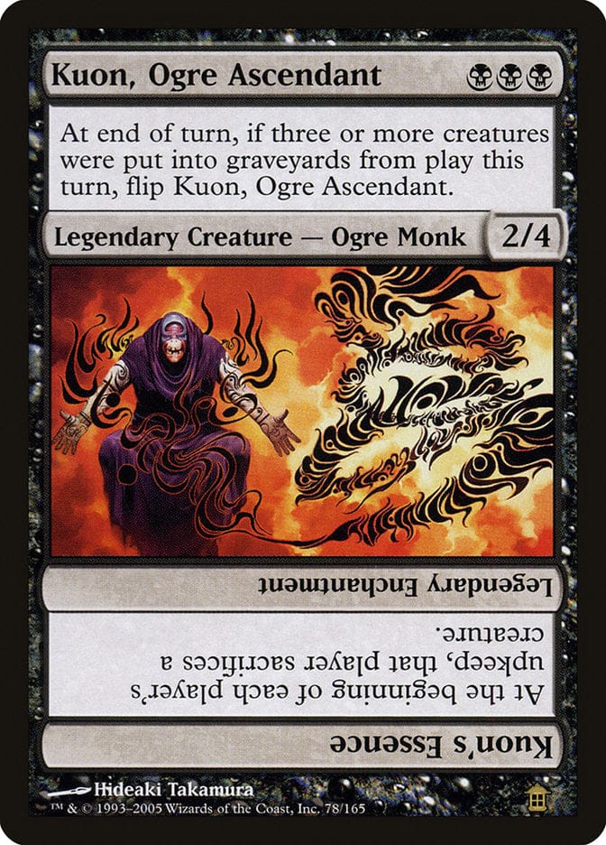 Kuon, Ogre Ascendant // Kuon's Essence [Saviors of Kamigawa] Magic: The Gathering