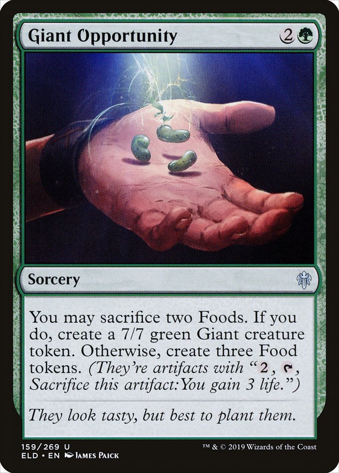 Giant Opportunity [Throne of Eldraine] Magic: The Gathering