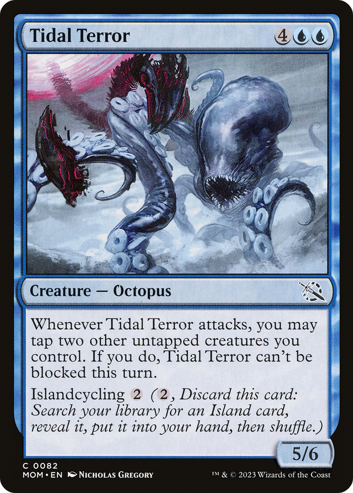 Tidal Terror [March of the Machine] Magic: The Gathering