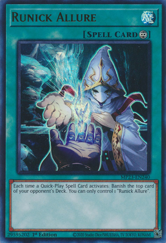 Runick Allure [MP23-EN240] Ultra Rare - Yugioh Cards For Your TCG Needs!