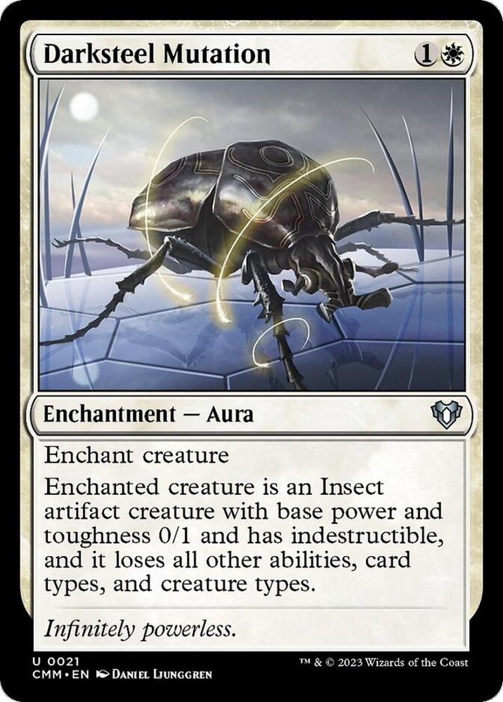 Darksteel Mutation [Commander Masters] Magic: The Gathering