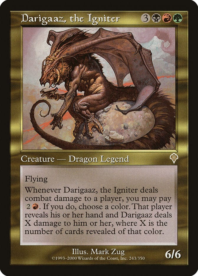 Darigaaz, the Igniter [Invasion] Magic: The Gathering
