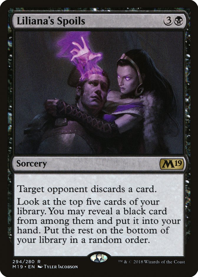 Liliana's Spoils [Core Set 2019] Magic: The Gathering